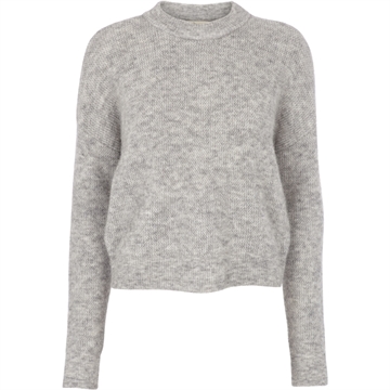 Basic Apparel - Filippa Sweater - Grey Mel